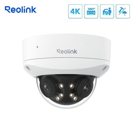Reolink Reolink P737-A, 8MP 4K/8MP UHD IK10 Dual-Lens 4K Dome camera, Vandalismebestendig, PoE