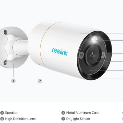 Reolink Reolink RLK8-1200B4-A-4MM, 12MP Security set with smart detection and PoE