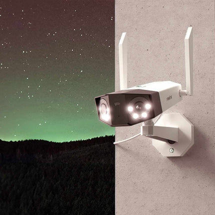 Reolink Reolink W730, 4K/8MP 180° kijkhoek Dual-lens camera met WiFi