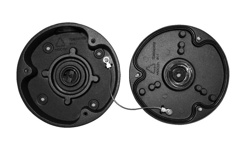 Tiandy TC-P54BM, Boîtier de montage pour 35WS et 35XSMP, Noir