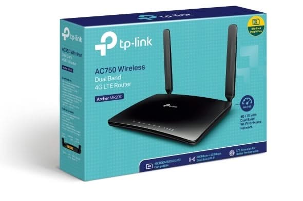 TP-Link TP-Link Archer MR200 Draadloze Dual-band 4G-LTE-router