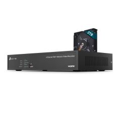 TP-Link VIGI NVR1004H-4P-2TB - 4-Kanal PoE NVR mit 2TB HDD