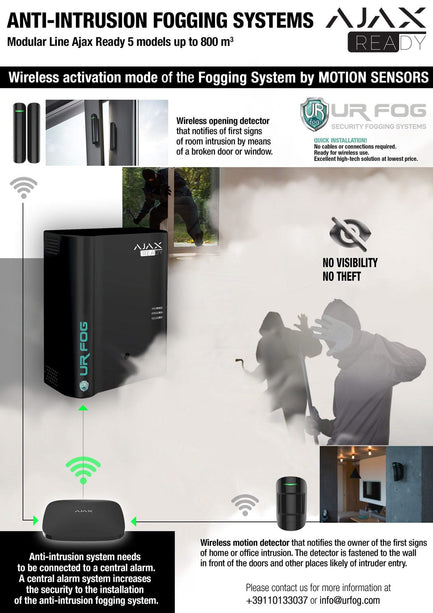 URFOG FPU03ESM200A Mistmachine Ajax Ready tot 200m3