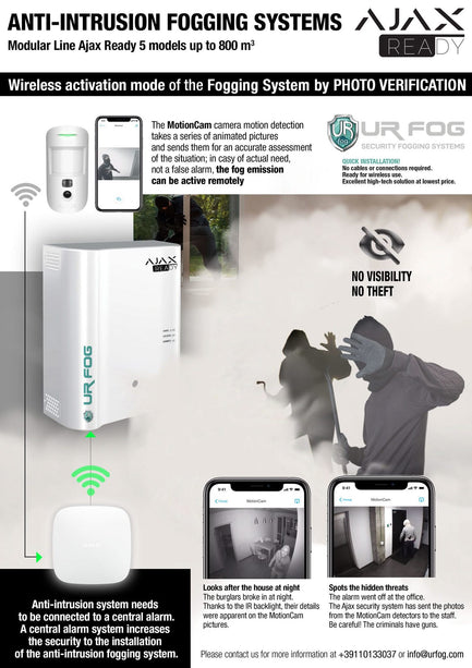 URFOG URFOG FPU03ESM800A Mistmachine Ajax Ready tot 800m3