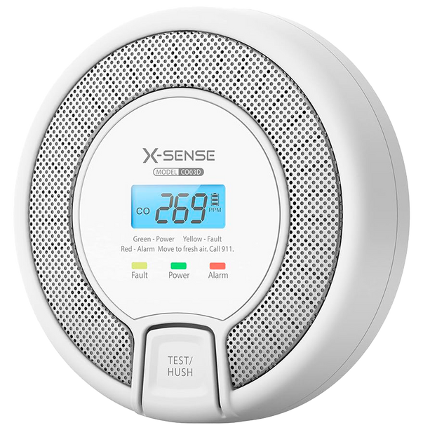 X-Sense X-Sense CO03D-W Koppelbare koolmonoxidemelder met LCD